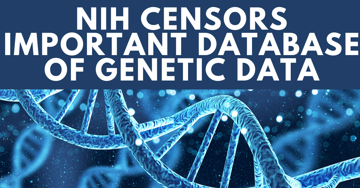NIH Blocks access to genetics data – city journal