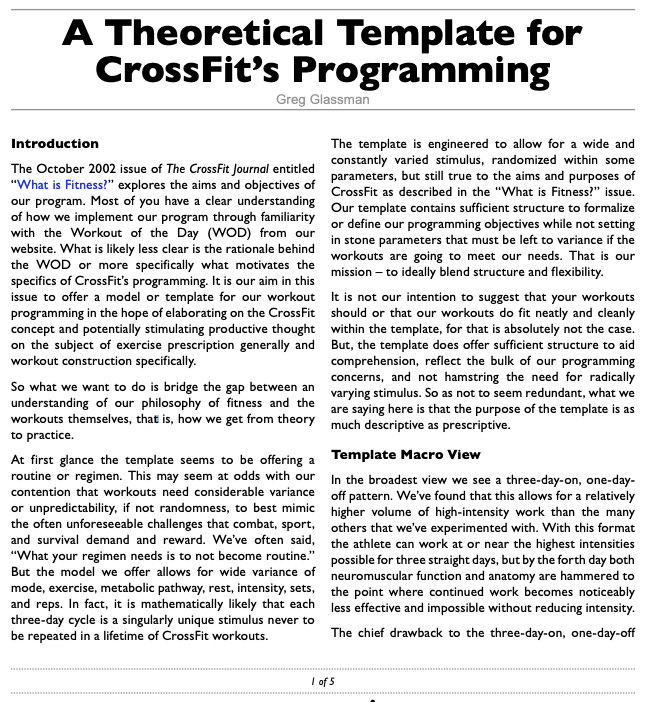 A Theoretical Template for Programming – The Broken Science Initiative
