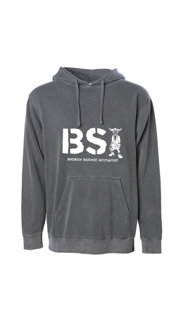 gray BSI hoodie