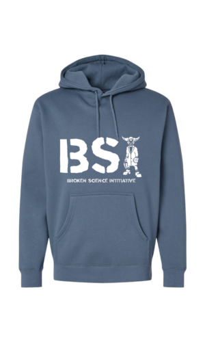 Heavy weight hoodie with BSI pukie the clown print