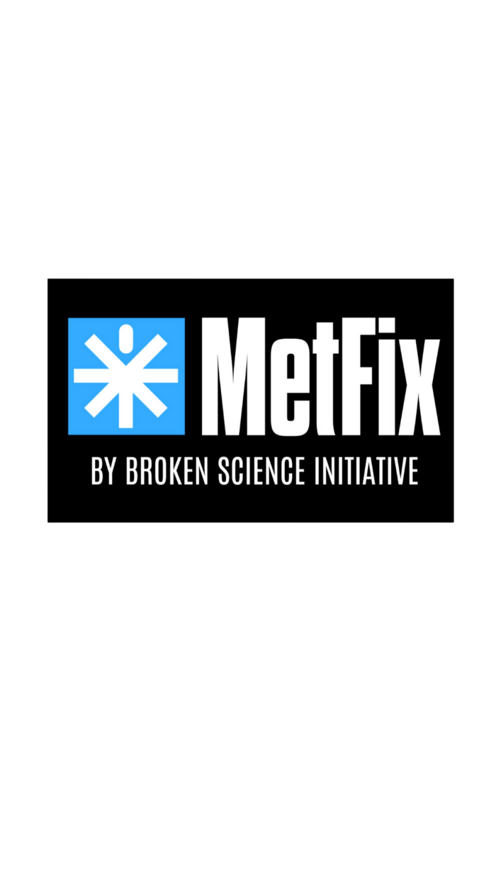 MetFix logo window decal