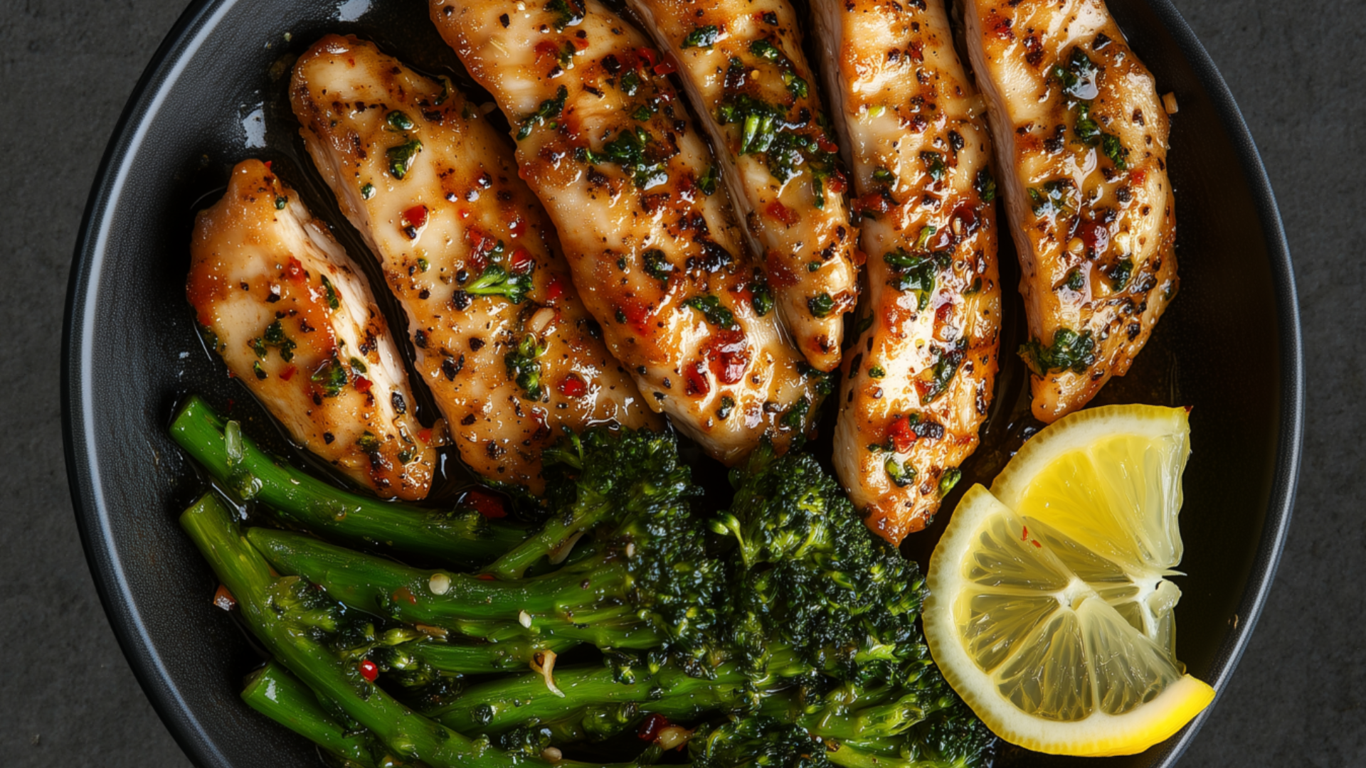 Photo of Garlic Lemon Chicken with Broccolini