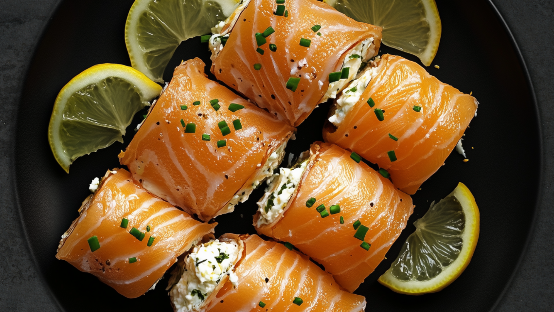 Photo of Smoked Salmon Roll-Ups with Chive-Cream Cheese