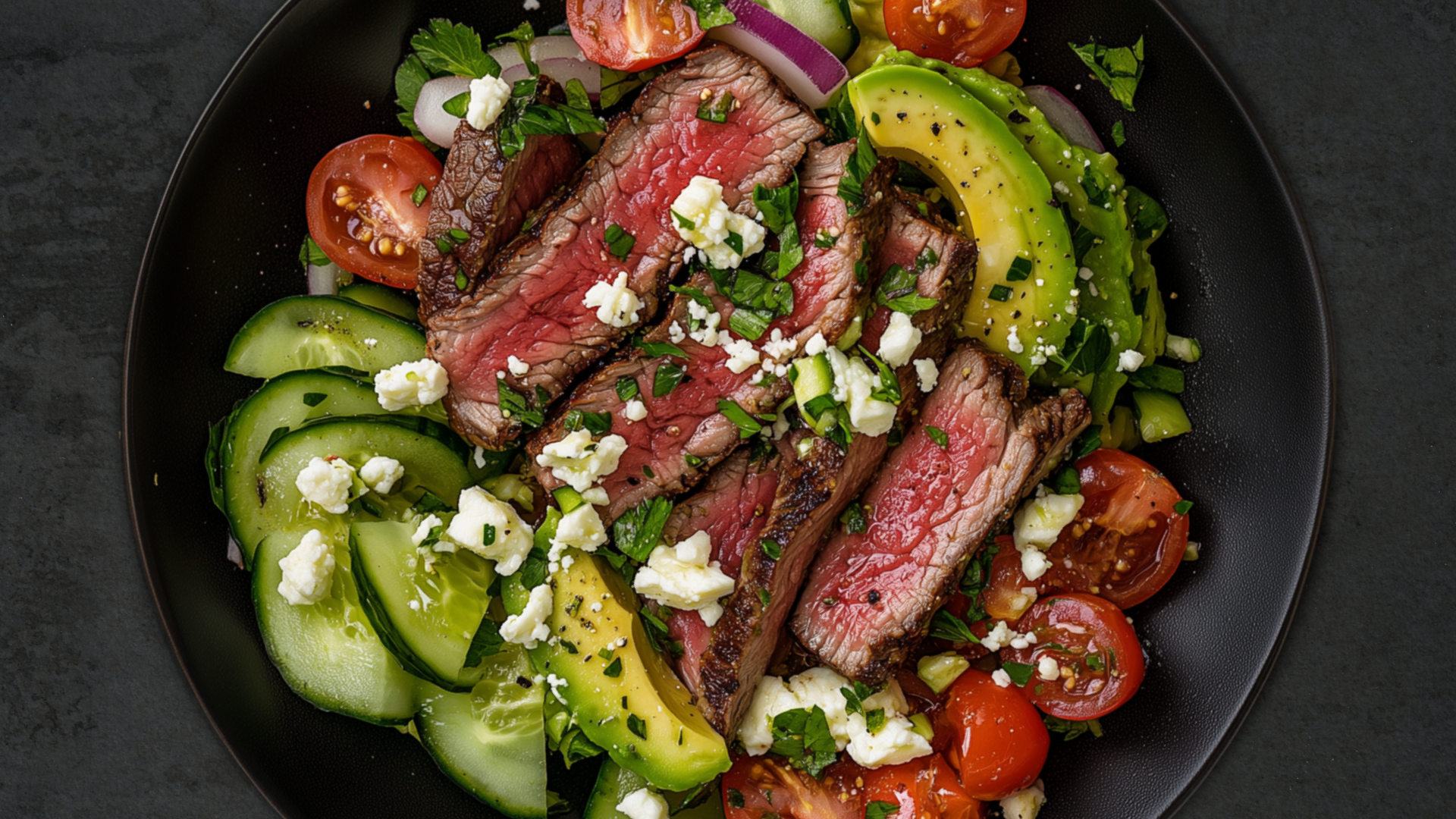 Photo of Steak and Avocado Salad With Lime-Cilantro Vinaigrette 