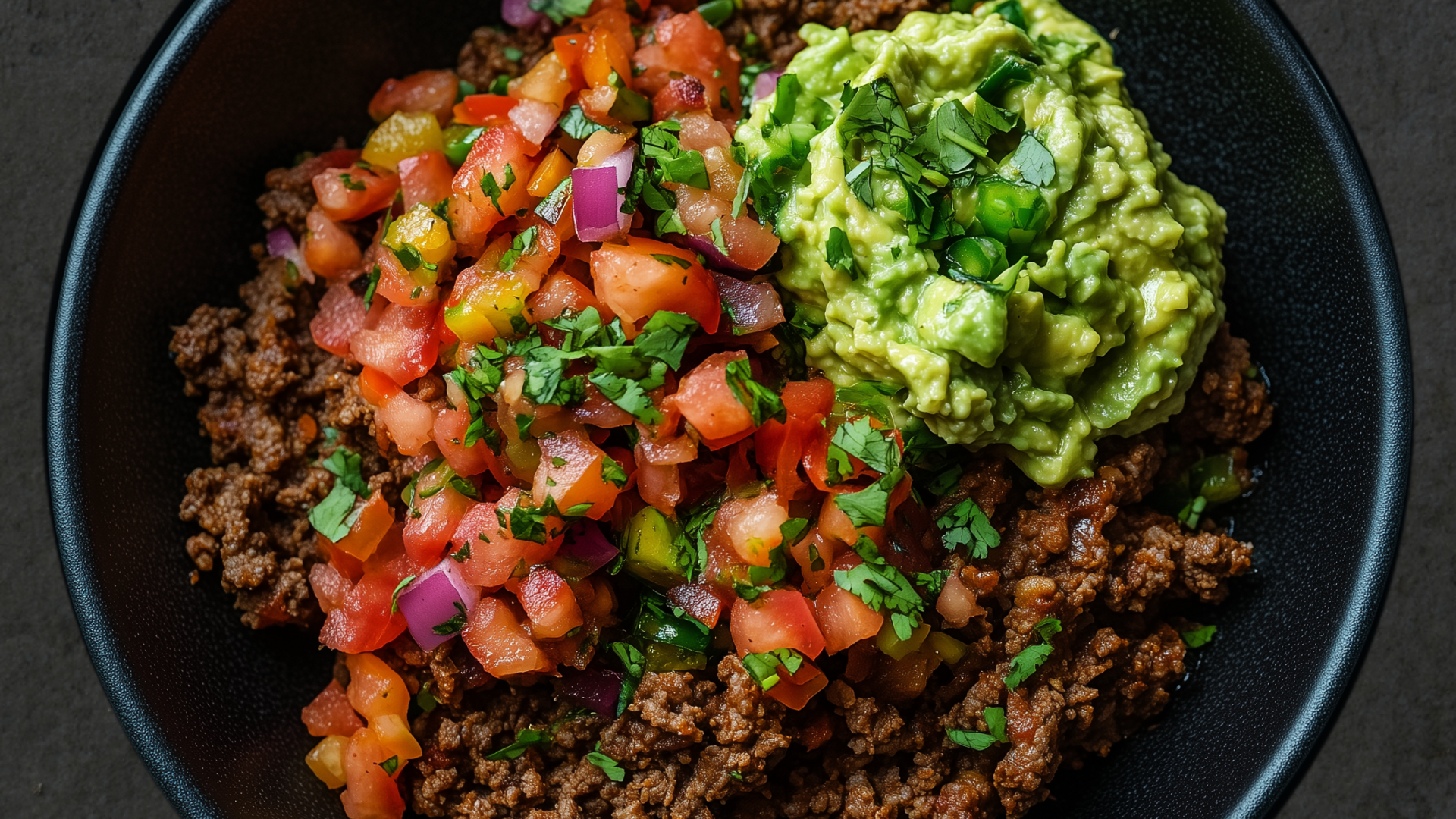 Photo of Chipotle Beef with Guacamole & Pico de Gallo