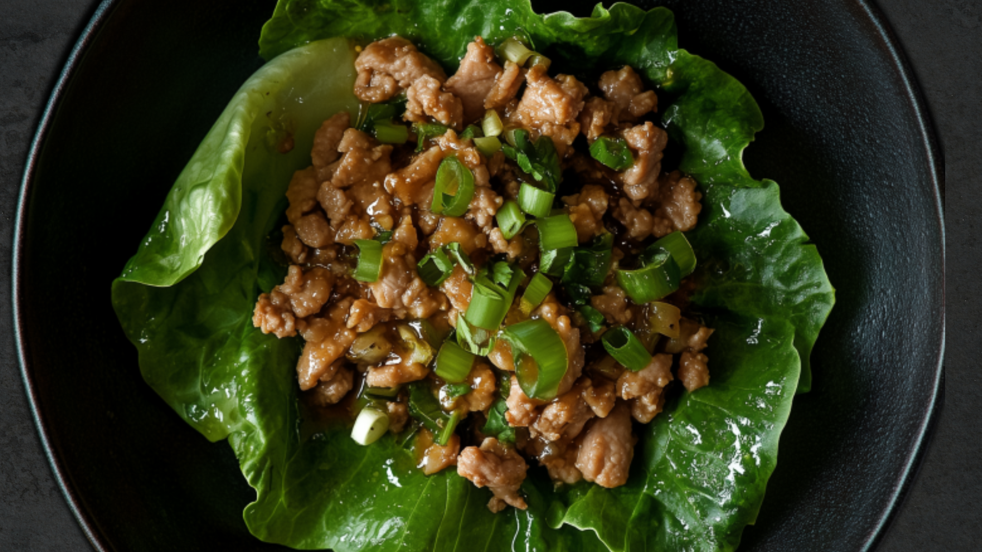 Photo of Ginger Pork Lettuce Wraps 
