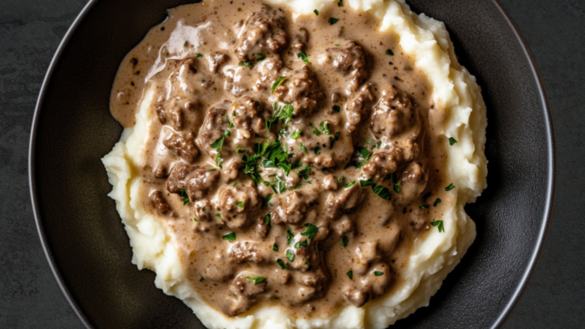 Photo of Beef Stroganoff over Mashed Cauliflower 