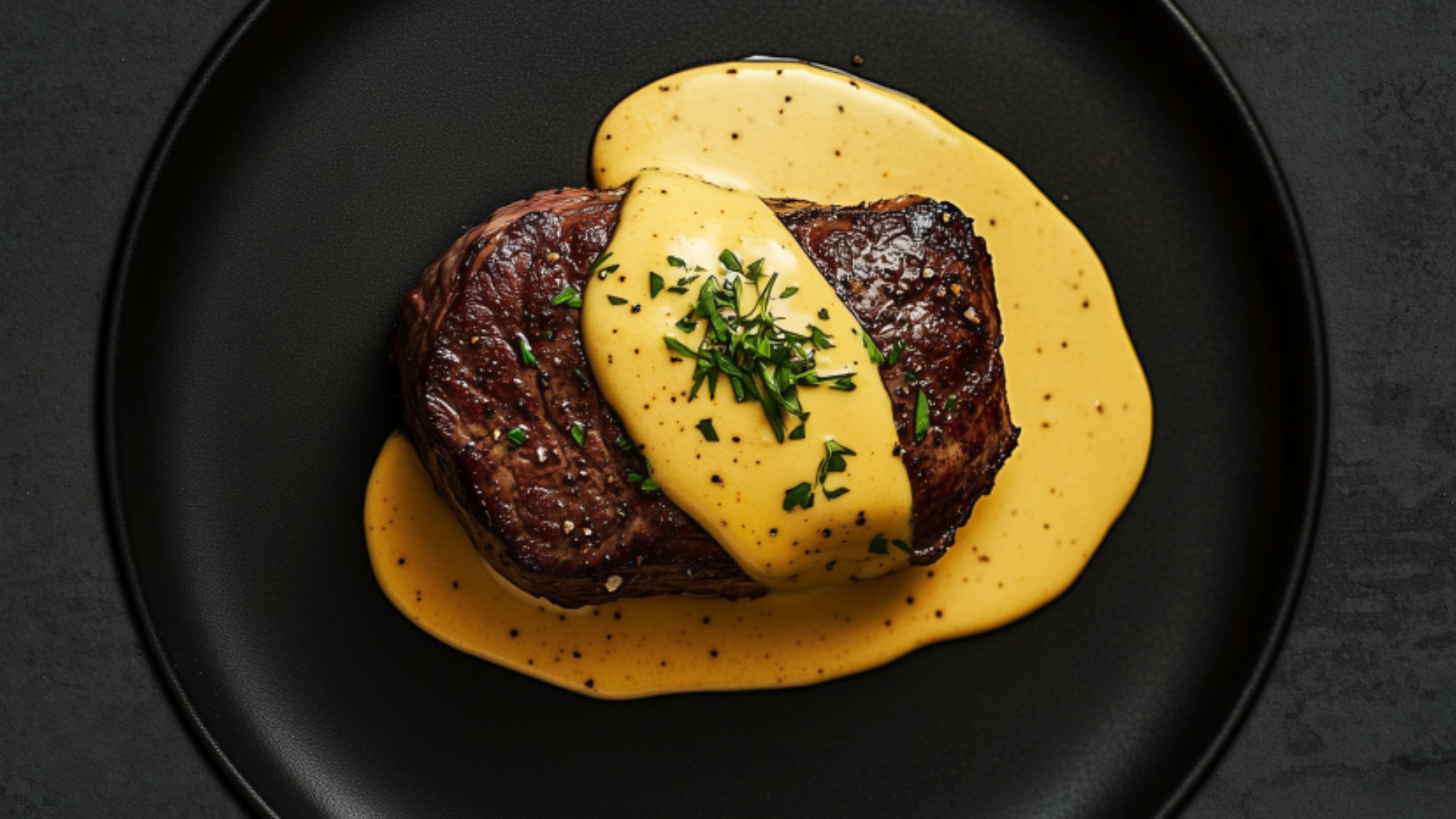Photo of Steak with Hollandaise Sauce 