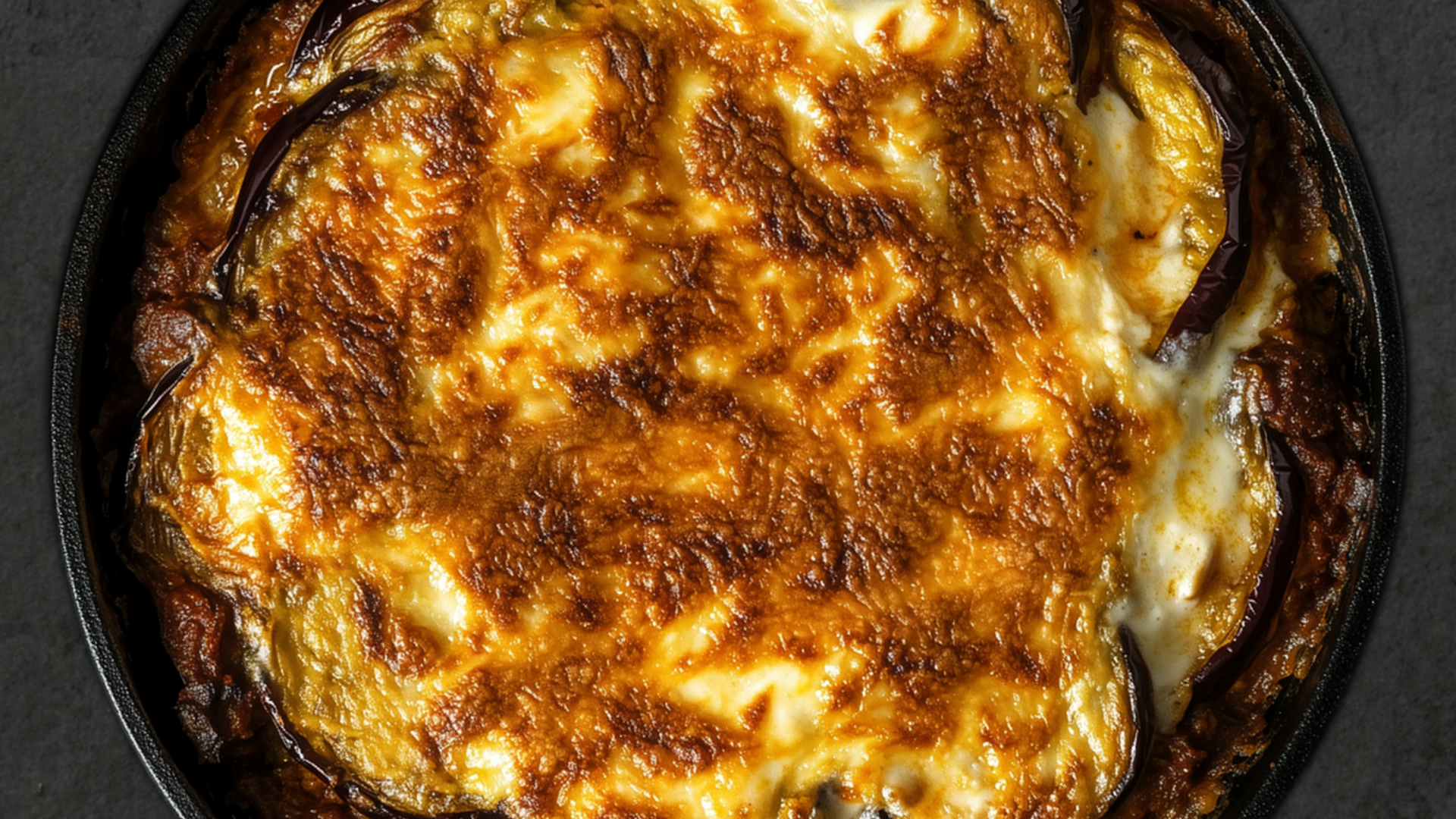 Photo of Beef and Eggplant Moussaka Skillet 