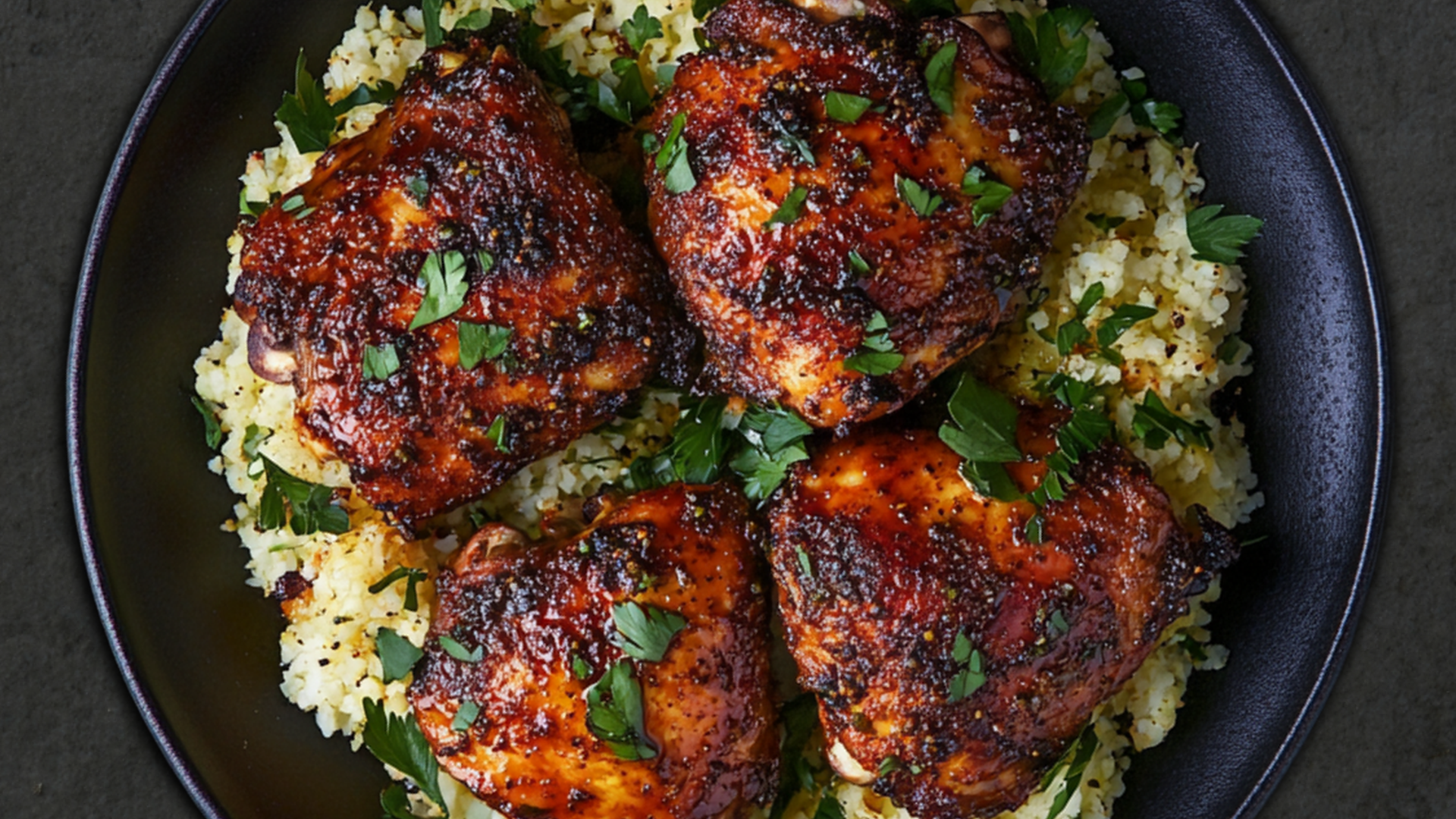 Photo of Harissa Chicken over Cauliflower 