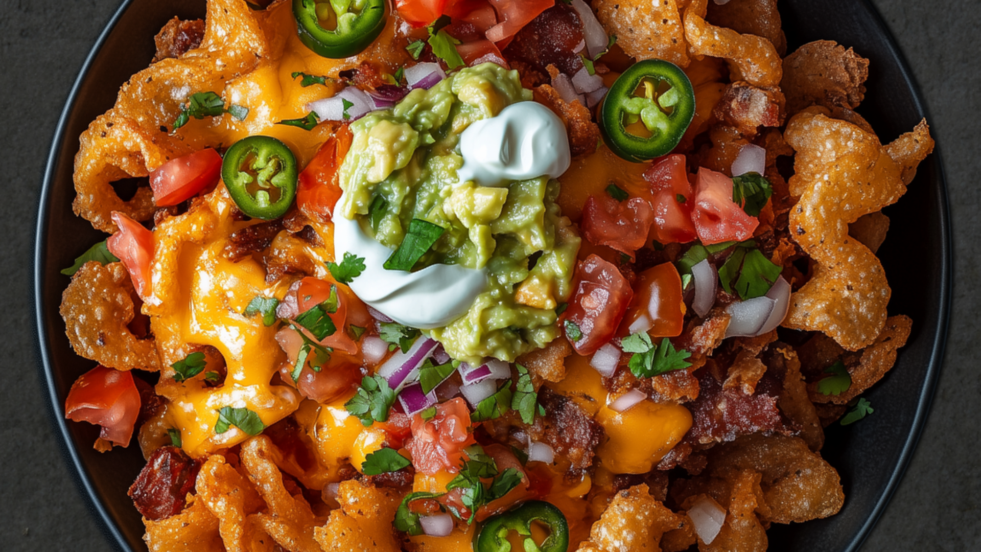 Photo of Pork Rind Loaded Nachos 