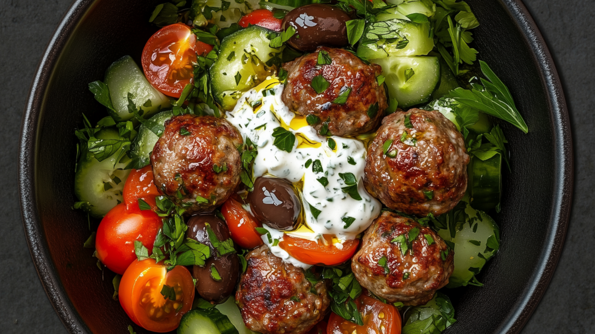 Photo of Harissa Lamb Mediterranean Bowl
