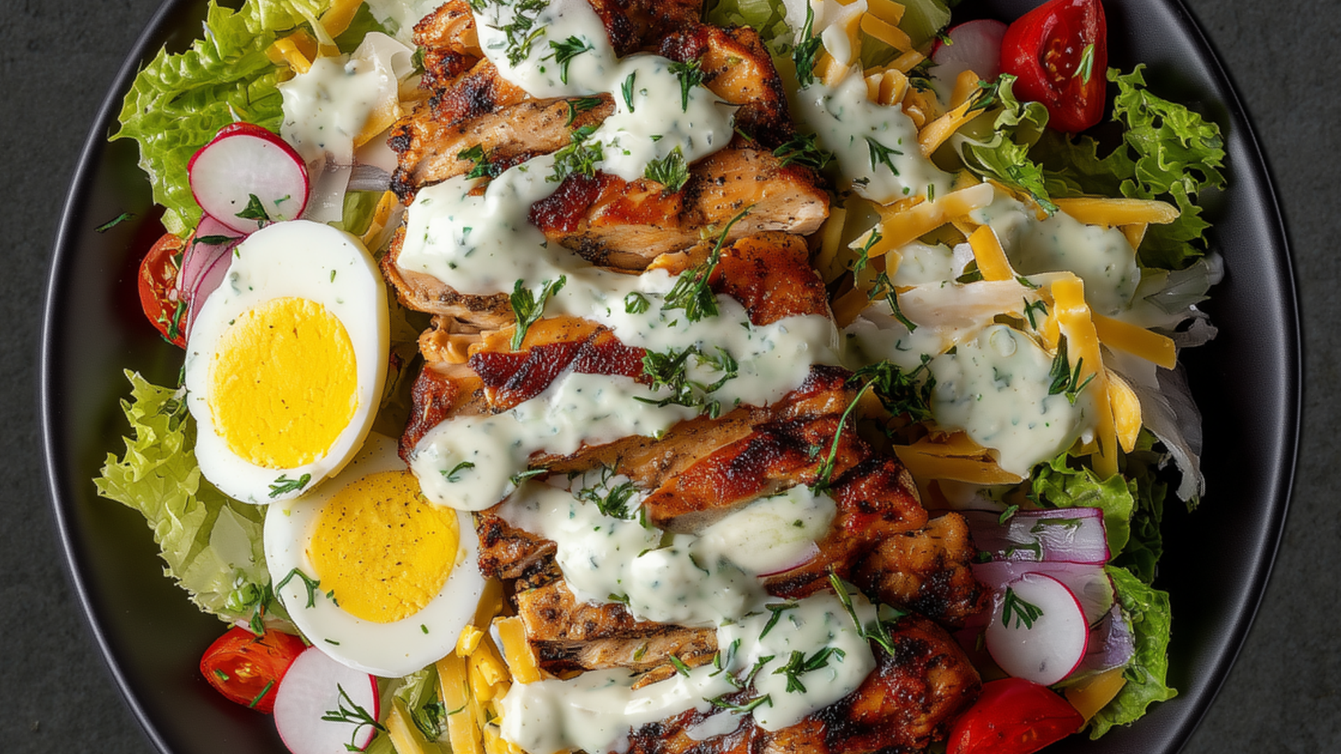 Photo of Spicy Avocado Ranch Salad 