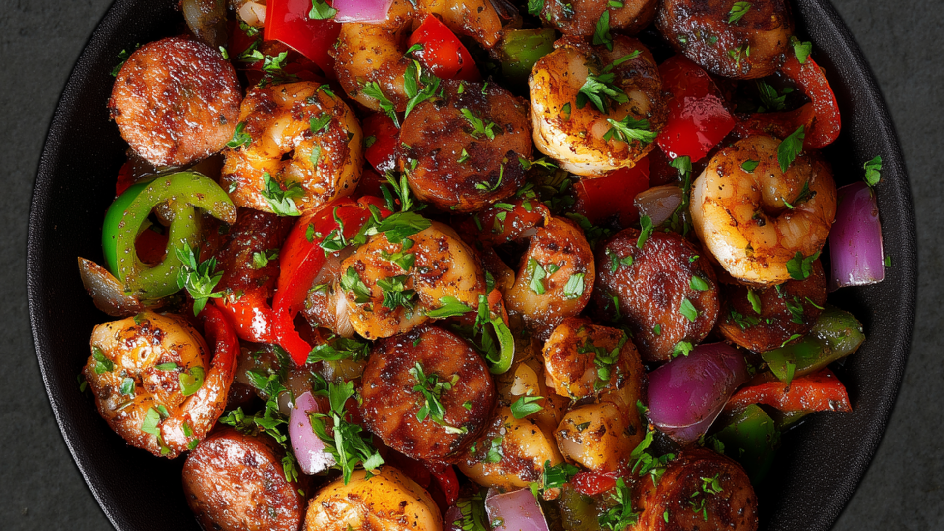 Photo of Cajun Shrimp and Sausage Skillet 