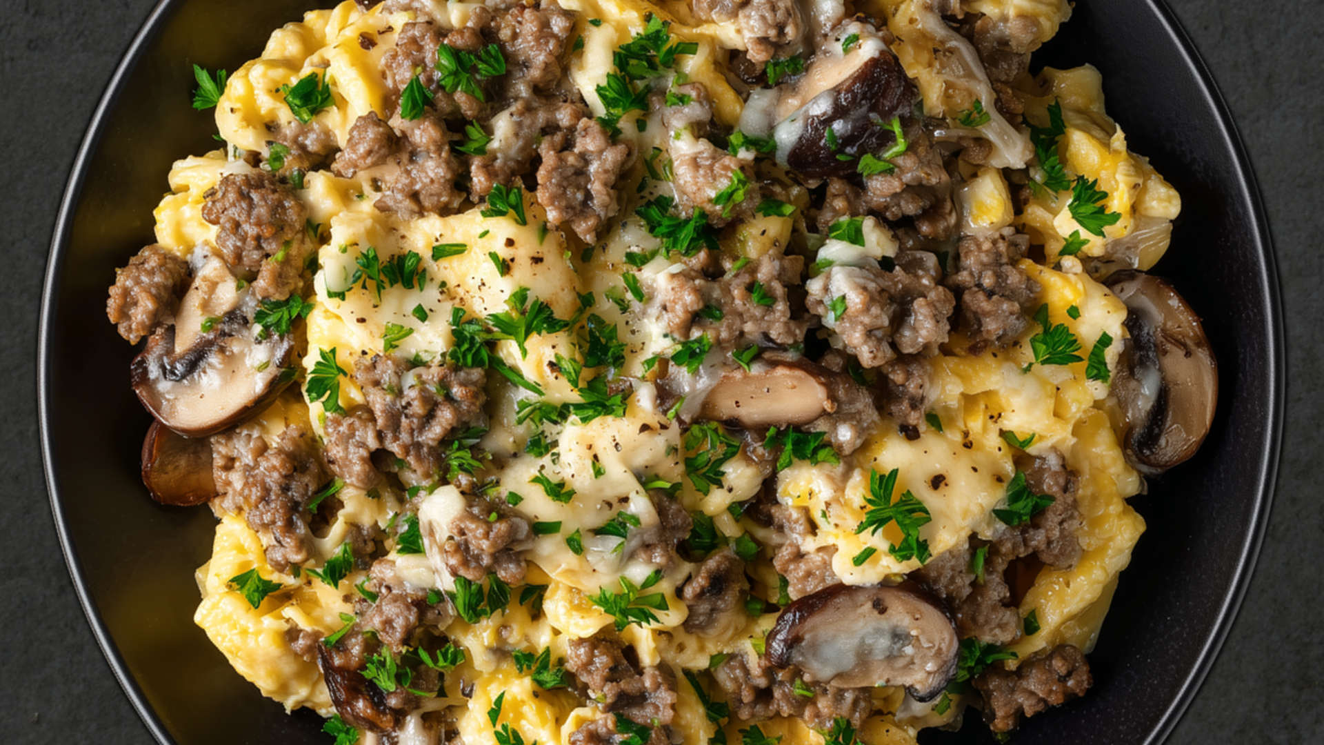 Photo of Beef Stroganoff Scrambled Eggs 