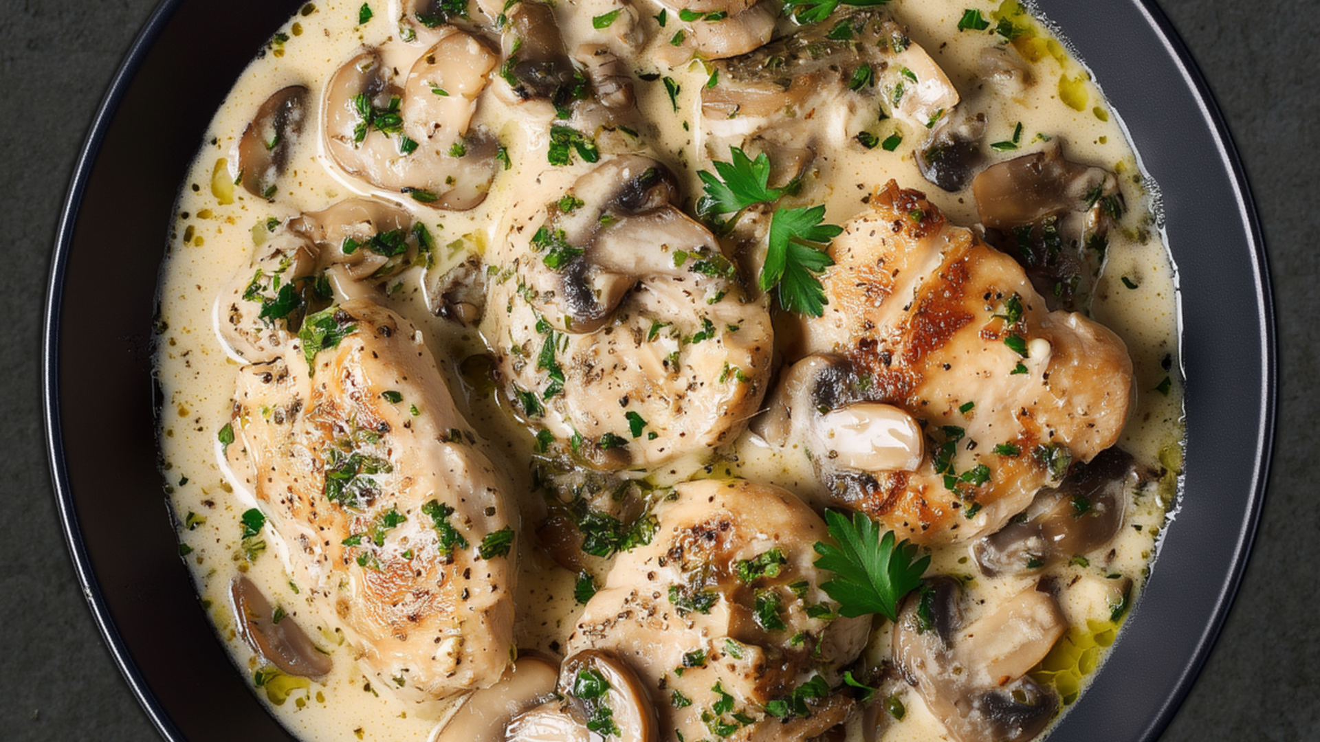 Photo of Creamy Chicken & Mushrooms 