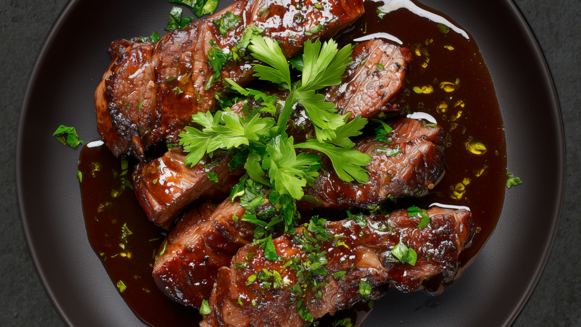 Photo of Red Wine and Bone Broth Braised Short Ribs