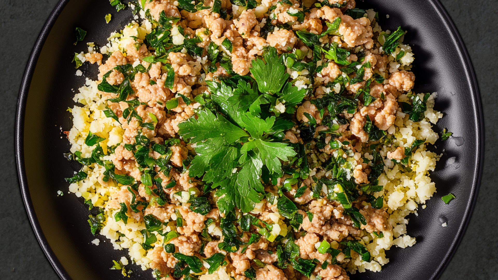 Photo of Ginger Ground Turkey and Cauliflower Rice
