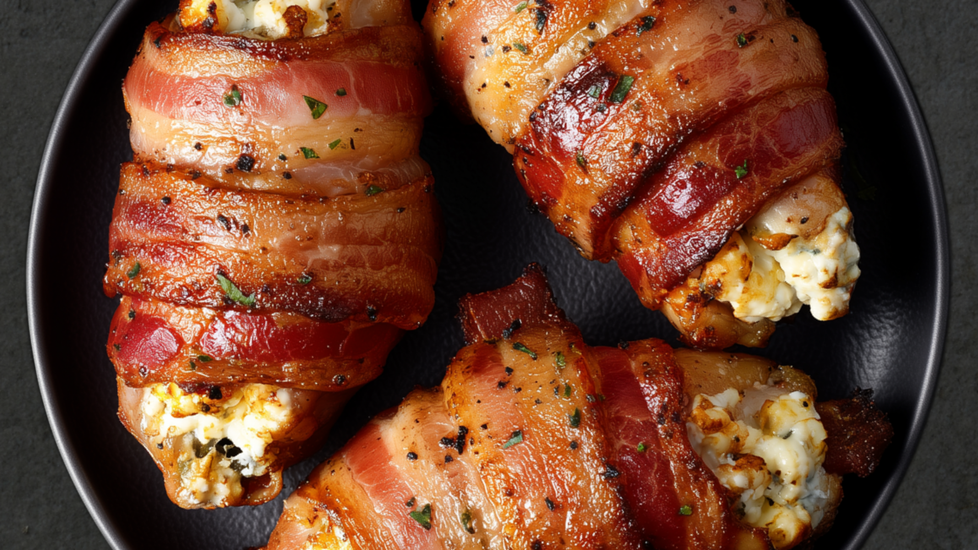 Photo of Bacon-Wrapped Jalapeño Chicken Bombs 