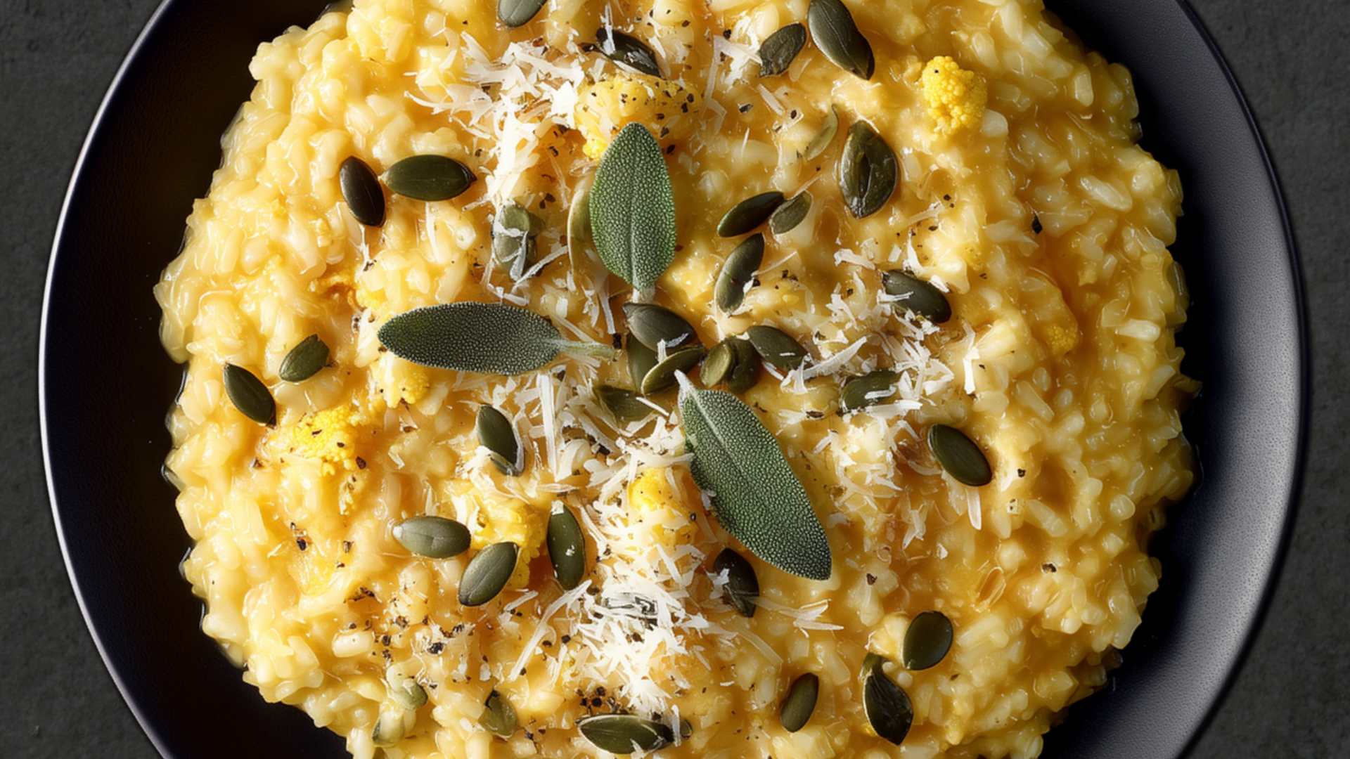 Photo of Winter Squash Risotto with Cauliflower and Sage Butter 