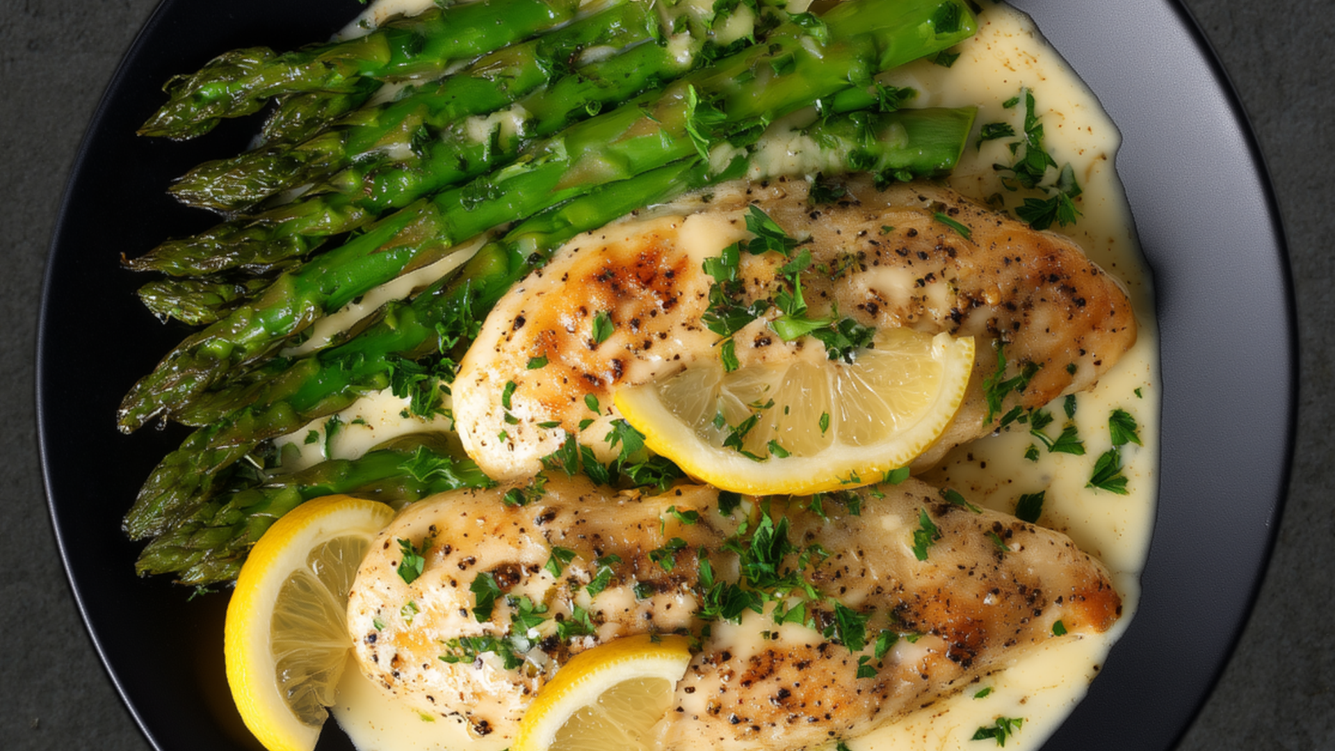 Photo of Lemon Chicken and Asparagus 