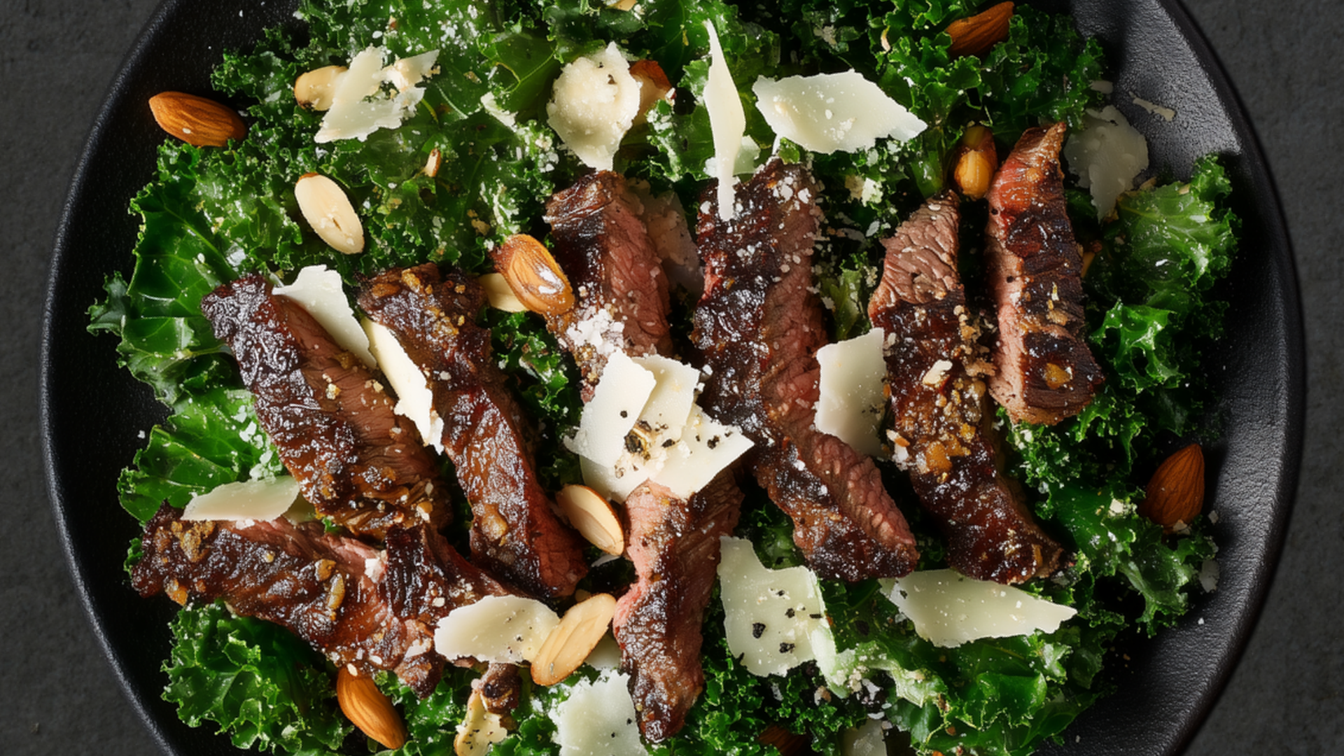 Photo of Beef with Krispy Kale Salad 