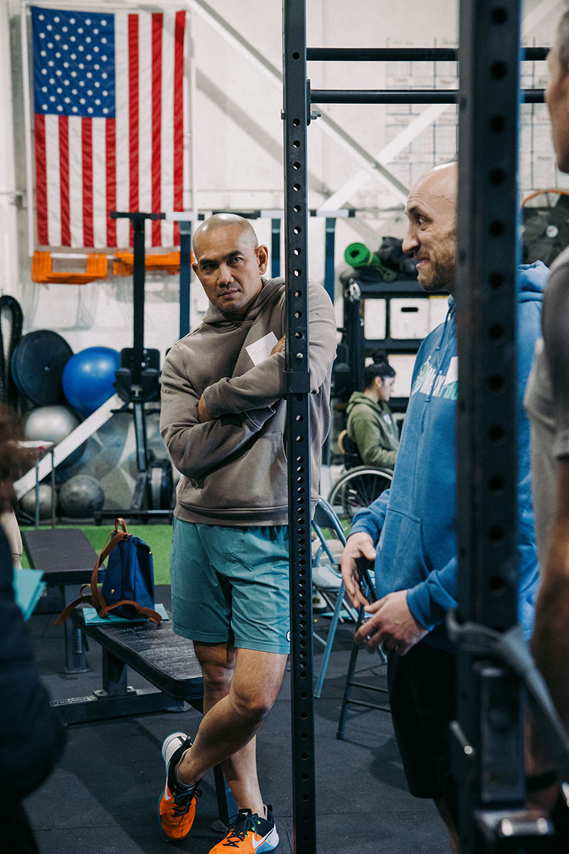 MetFix Spark Gym Two adults in a workout gym