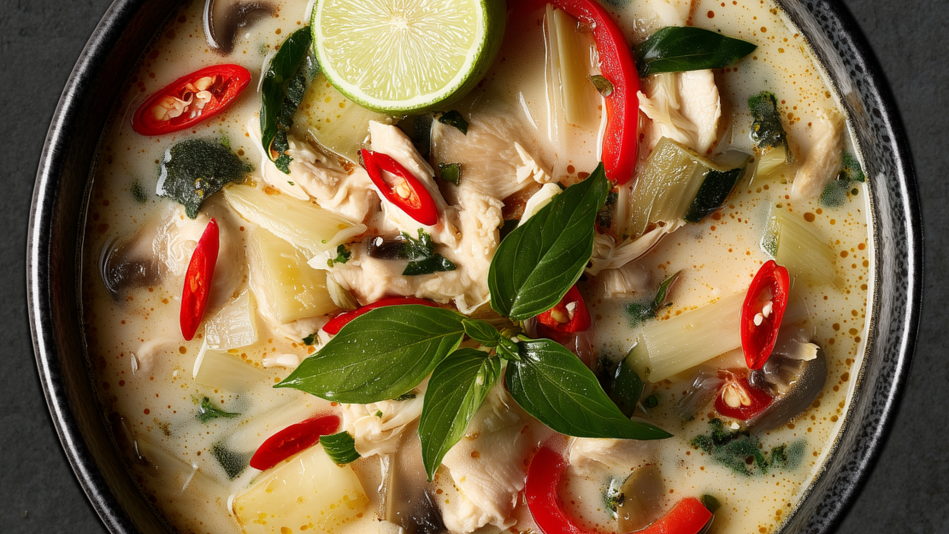 Photo of Red Curry Chicken Soup 