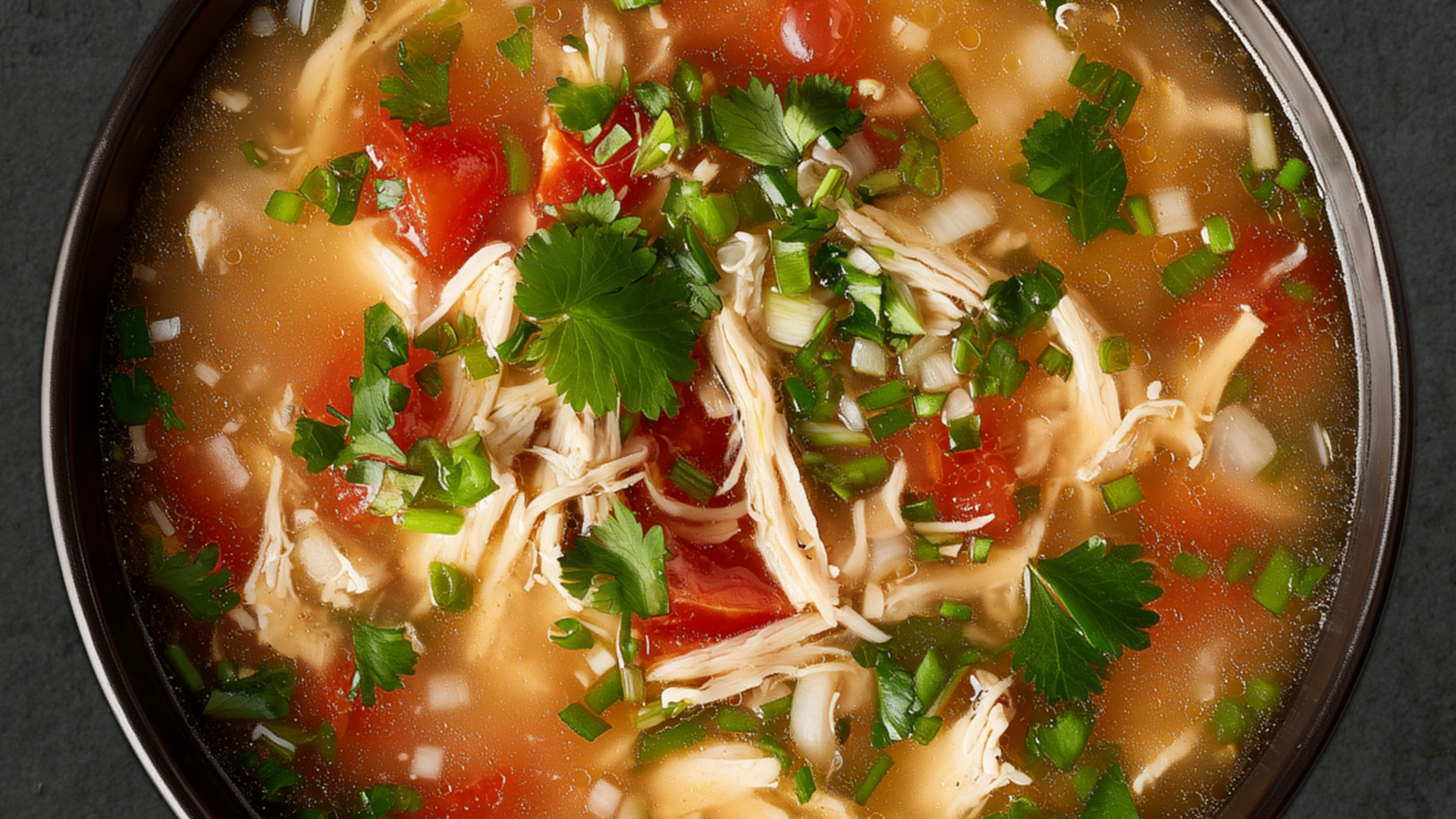 Photo of Ginger and Tomato Chicken Soup