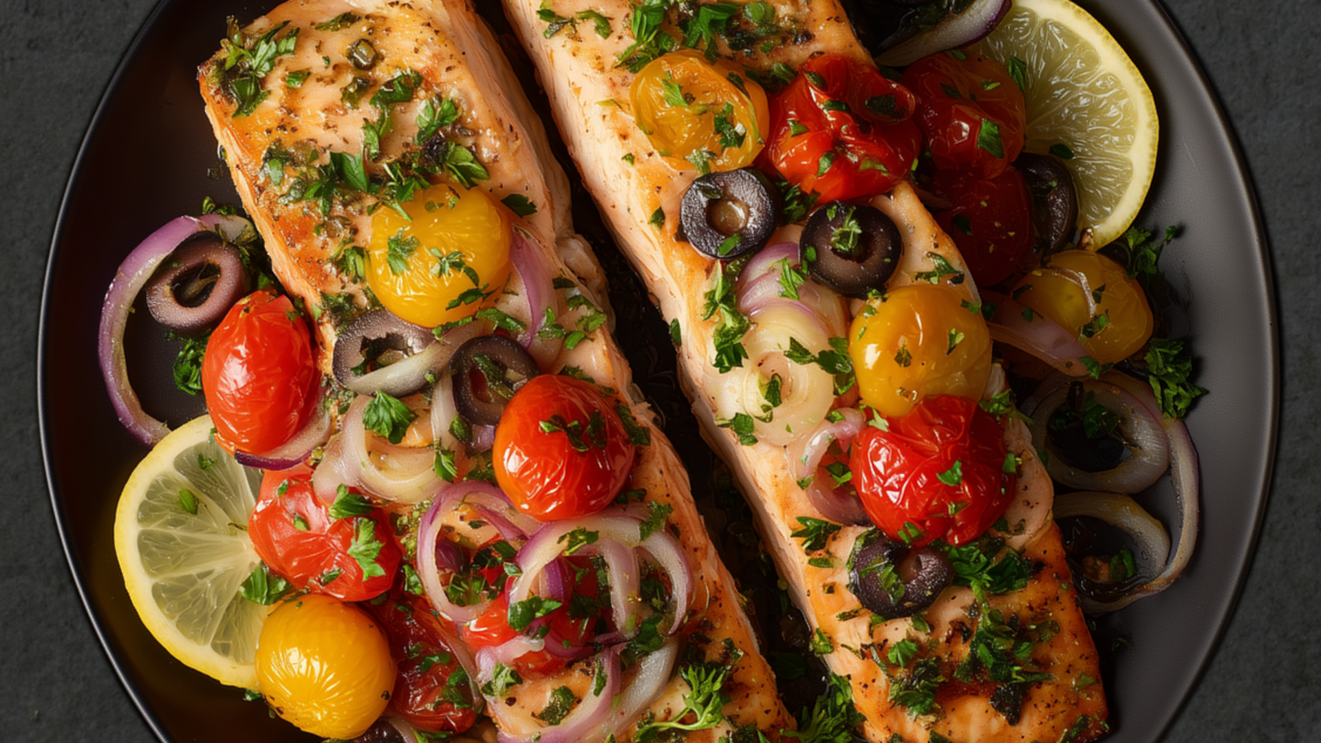 Photo of Mediterranean Baked Salmon