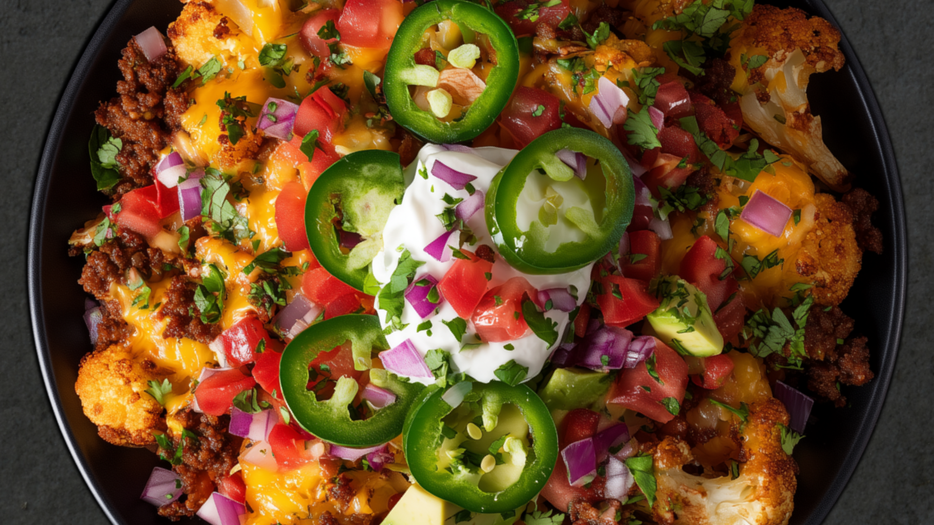 Photo of Tex-Mex Cauliflower Nachos