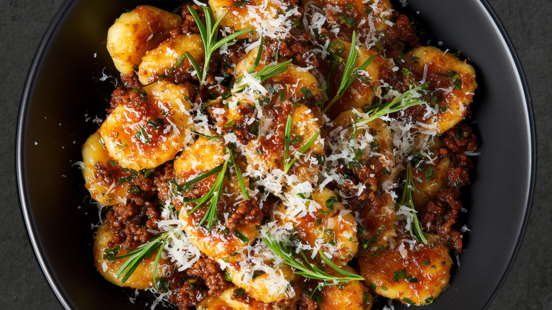 Photo of Beef & Herb “Gnocchi” with Brown Butter Sauce