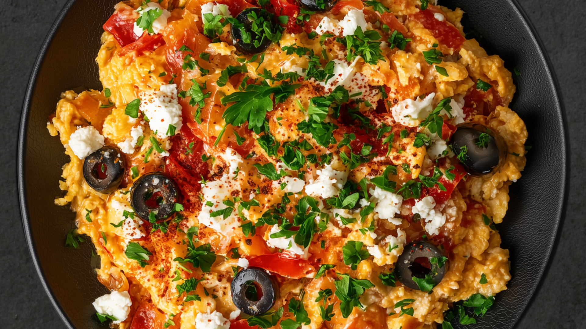 Photo of Turkish Menemen with Feta & Olives