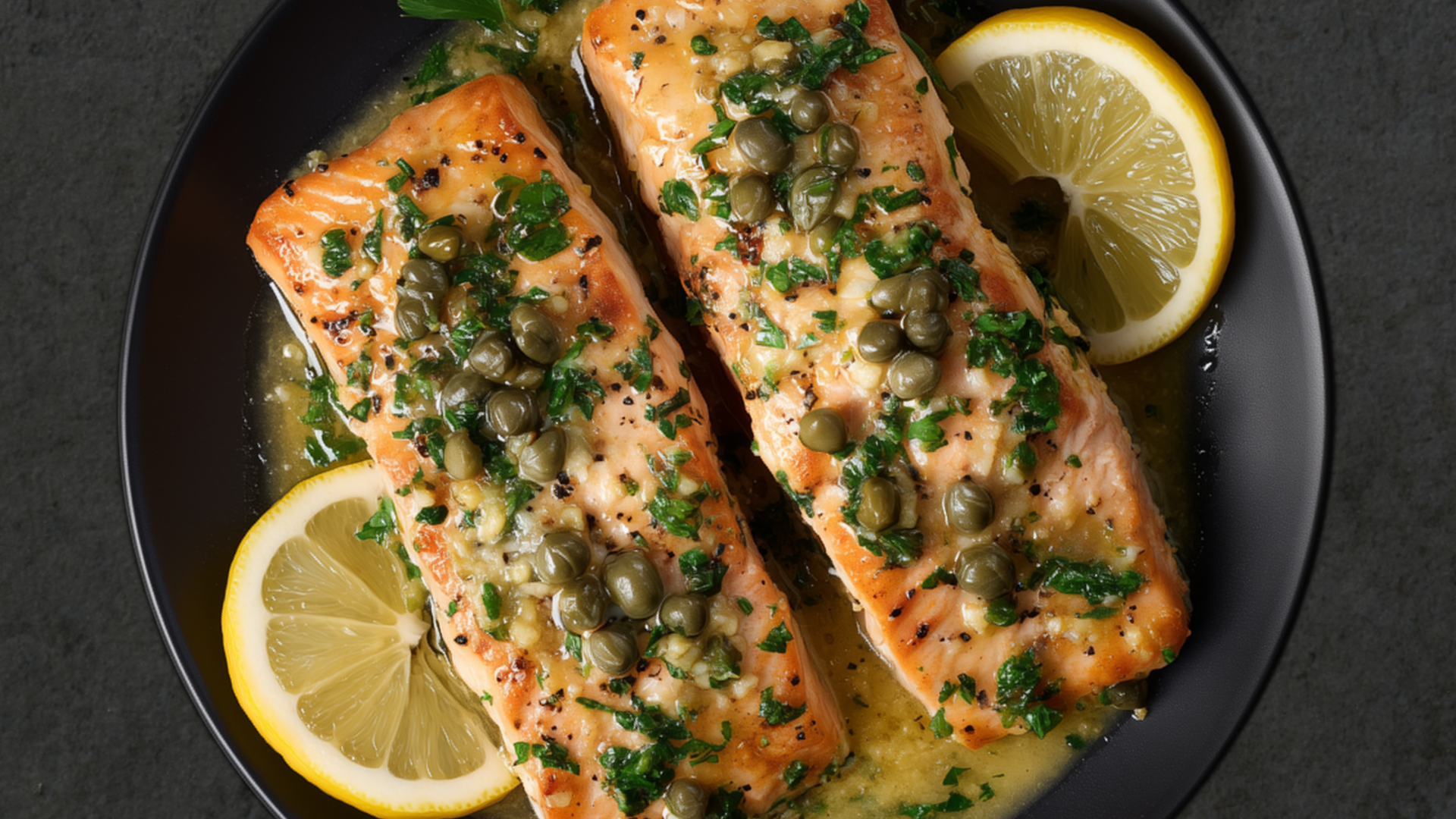 Photo of Butter-Lemon Salmon with Capers
