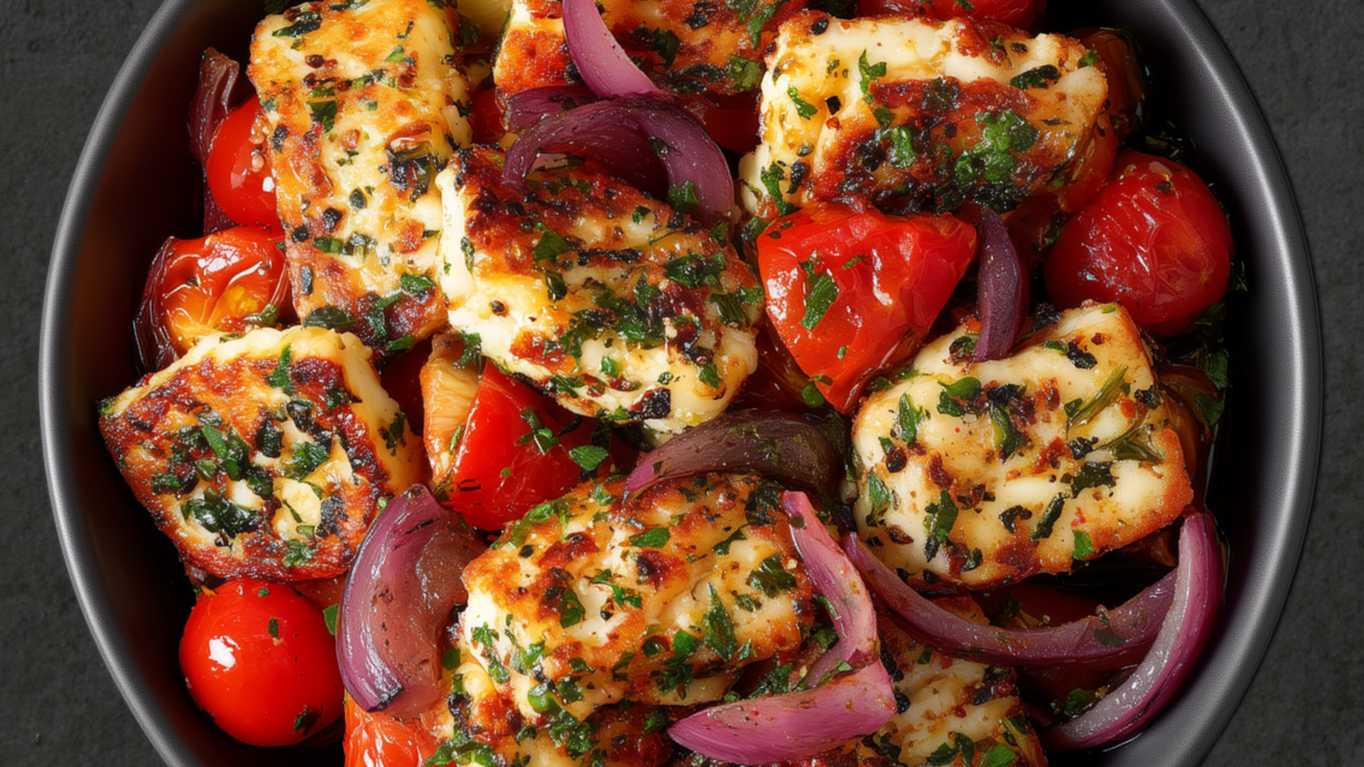 Photo of Halloumi & Roasted Veggie Bake