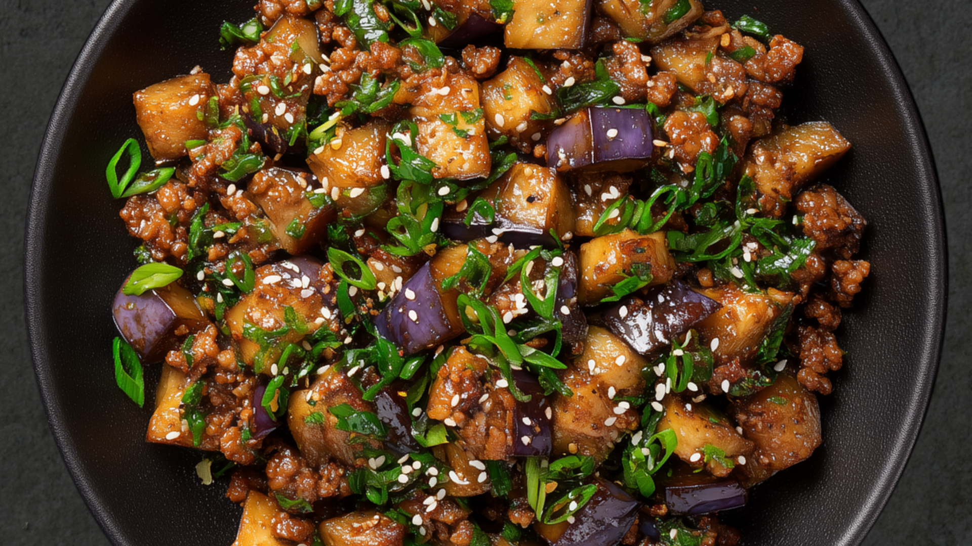 Photo of Eggplant & Pork Stir-Fry
