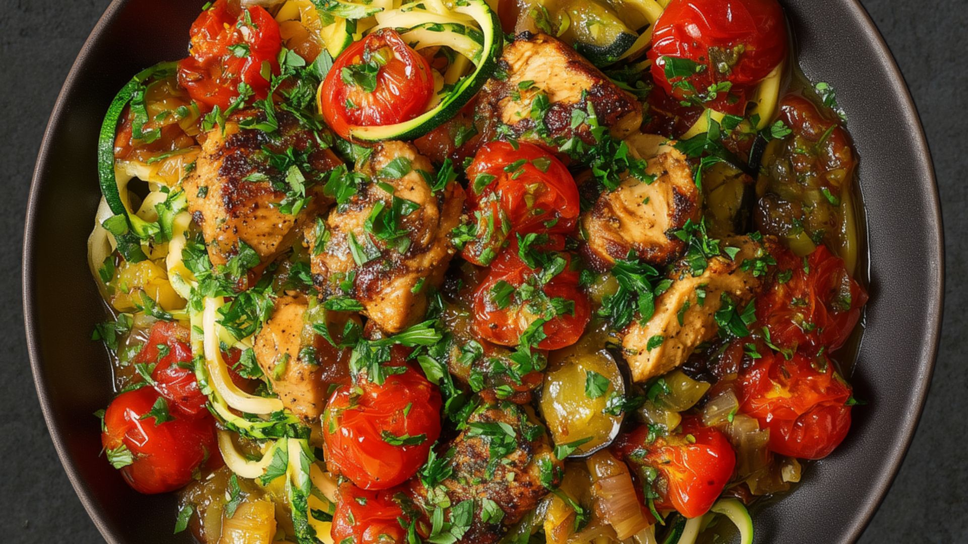 Photo of Mediterranean Chicken Zoodles
