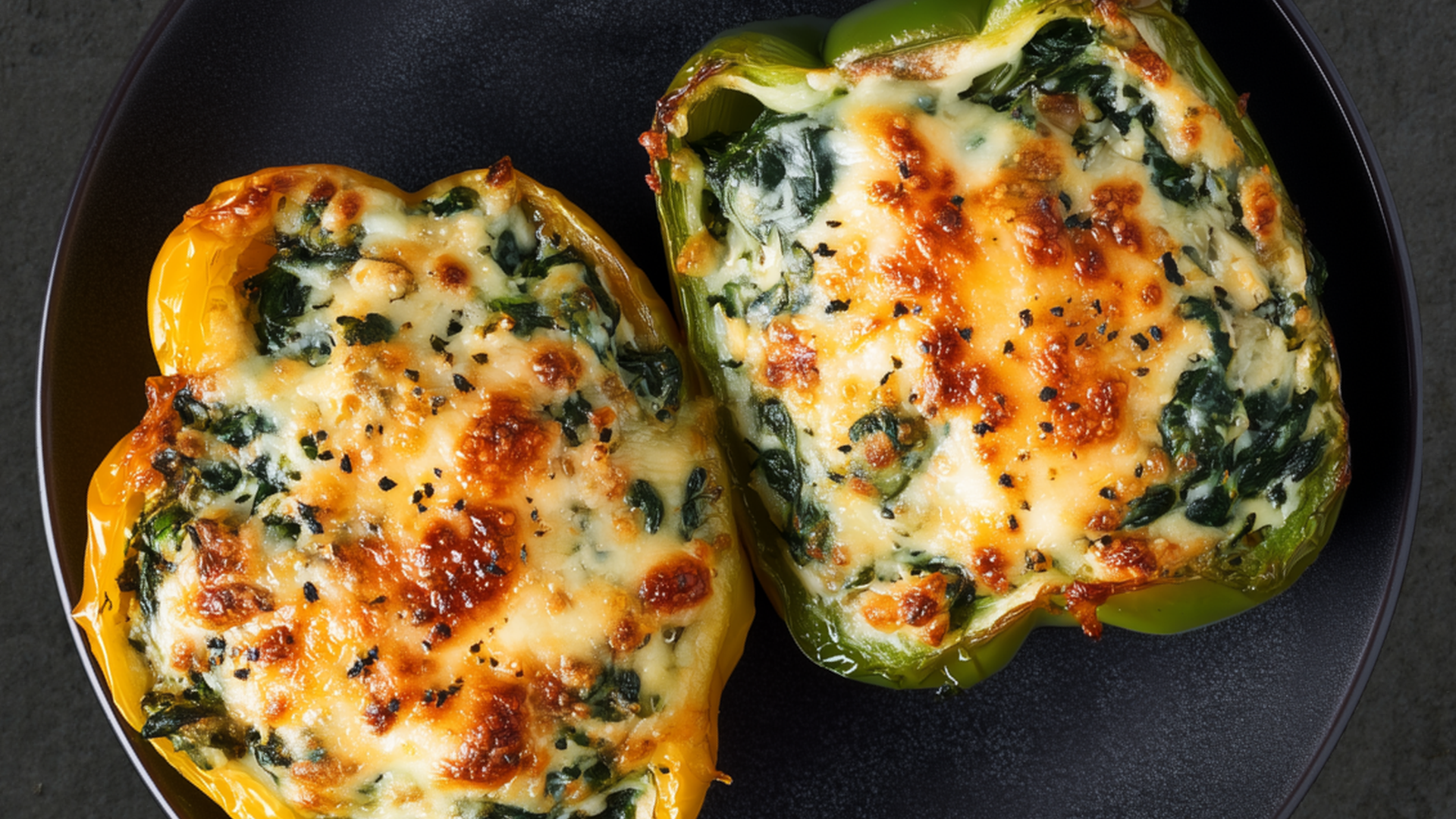 Photo of Spinach Parmesan Peppers