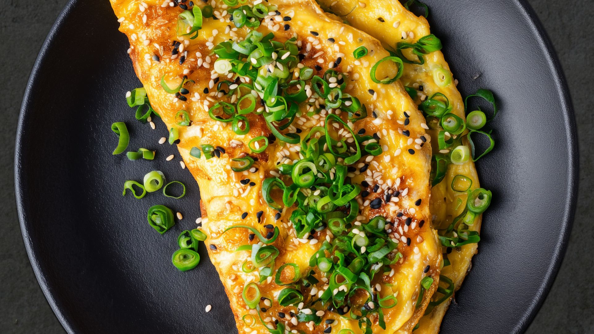 Photo of Miso Butter Omelet with Scallions