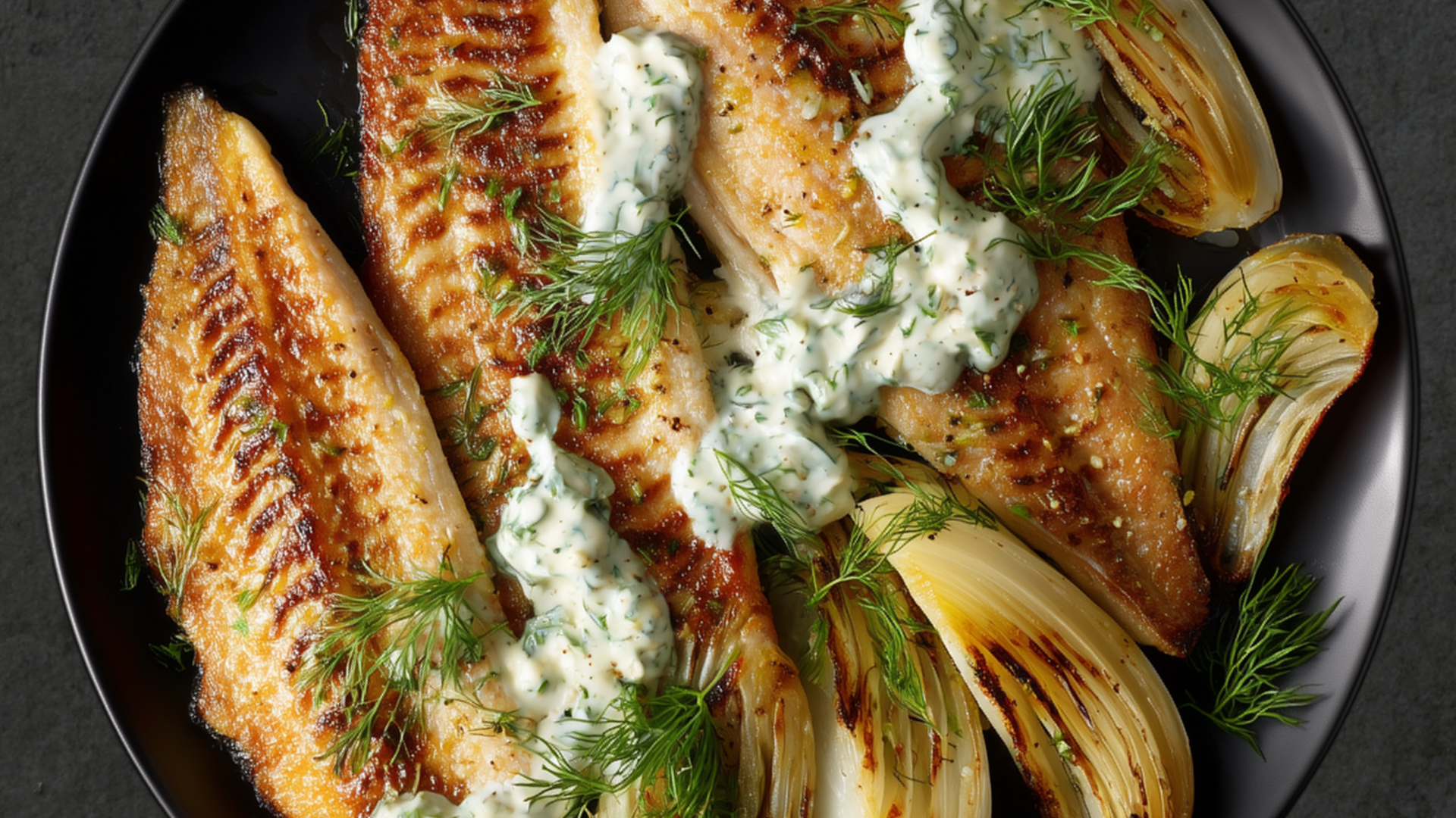 Photo of Trout with Dill Cream