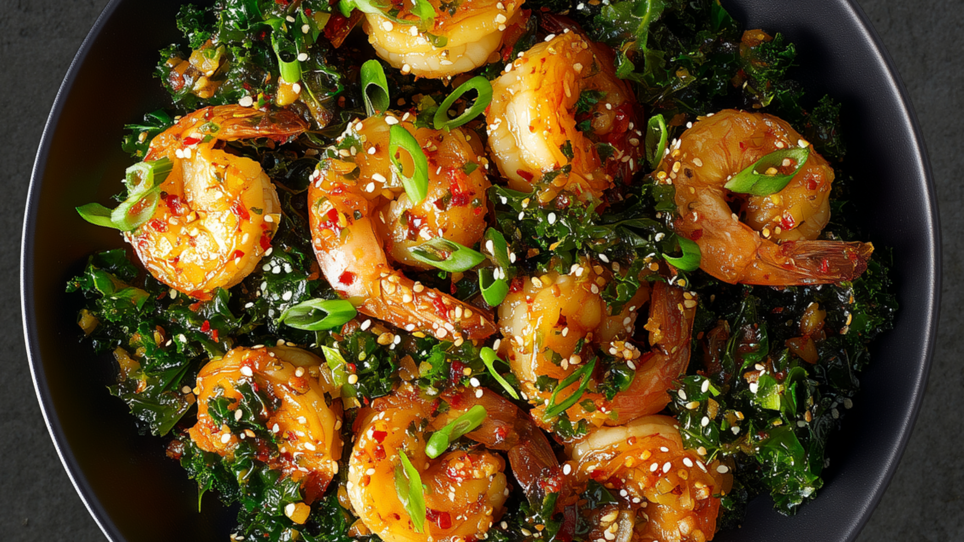 Photo of Ginger Garlic Shrimp Skillet