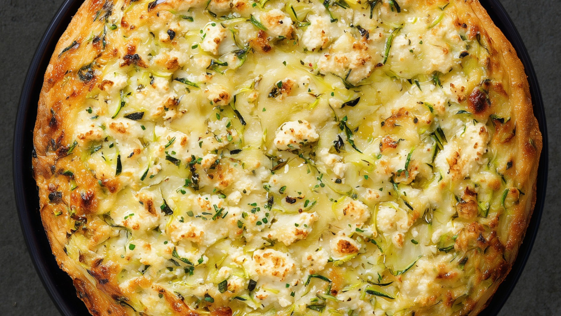 Photo of Zucchini Feta Quiche