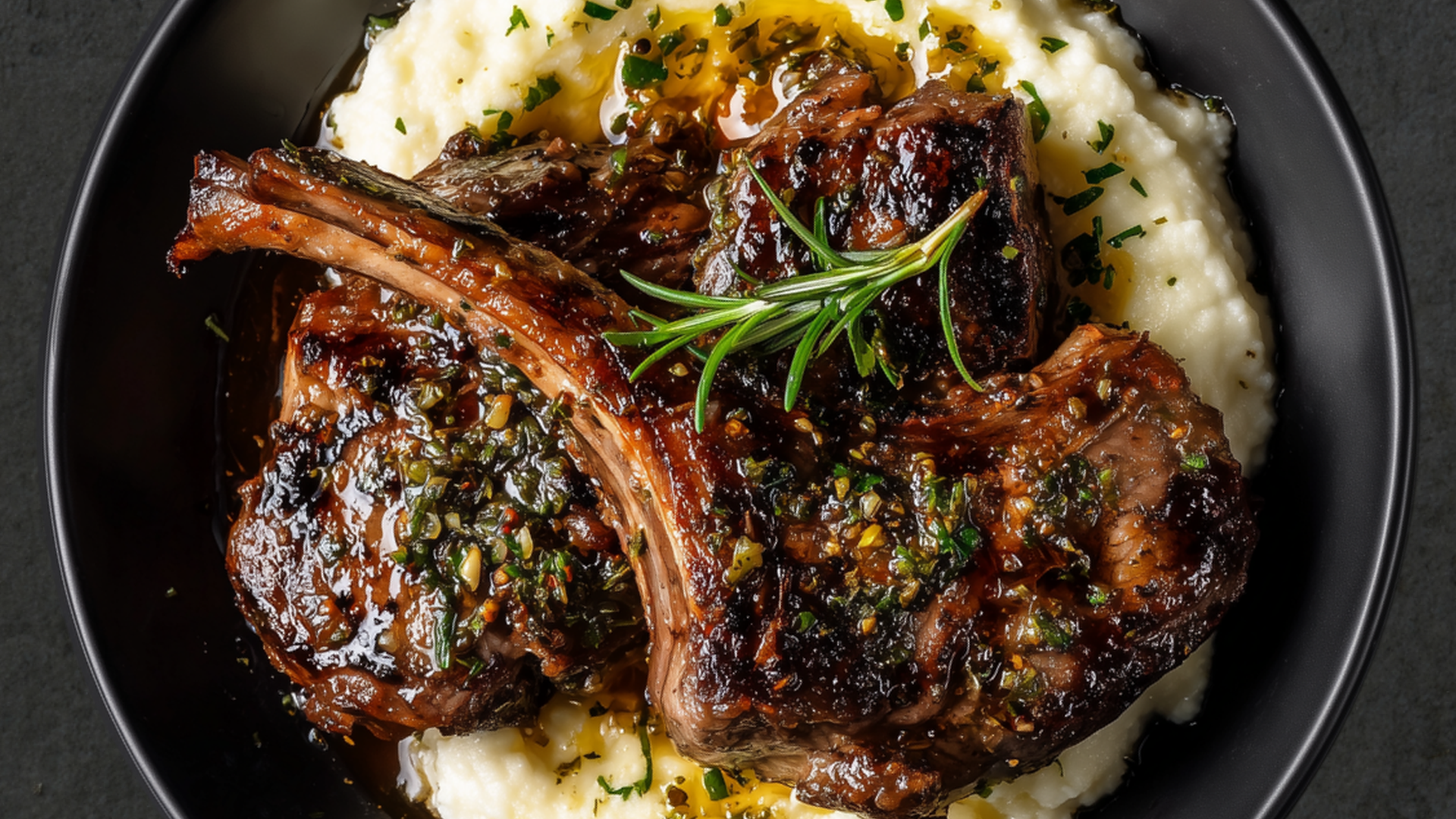 Photo of Rosemary Ghee Lamb Chops